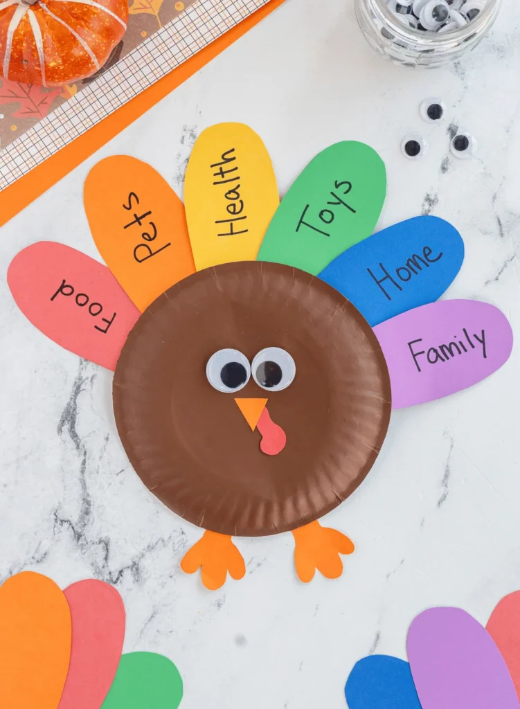 Paper Plate Turkey Craft