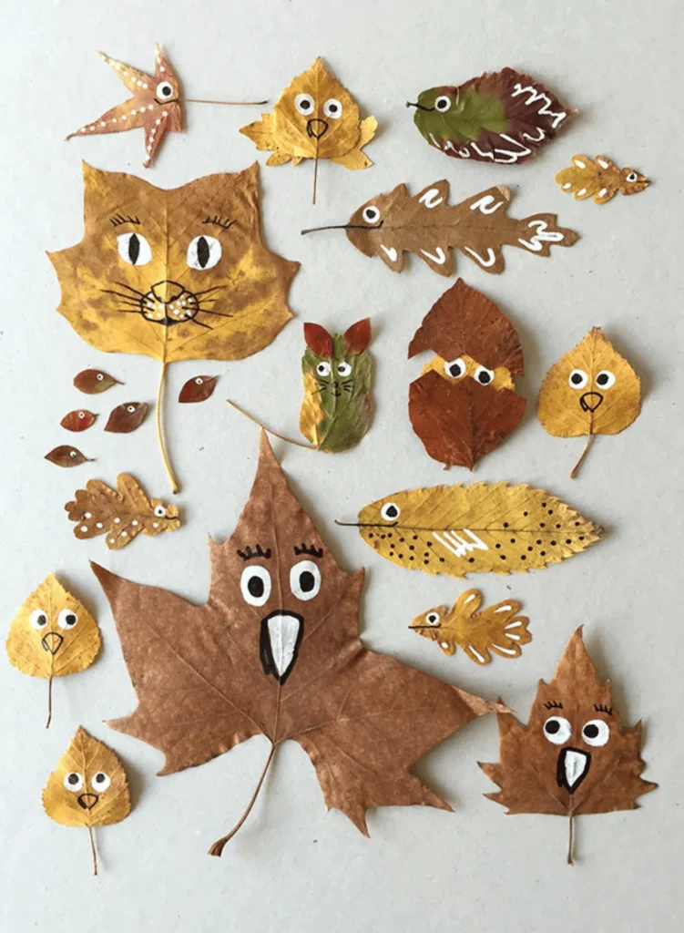Quirky Leaf Friends
