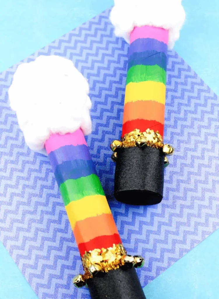 Rain Stick DIY Paper Towel Roll Craft