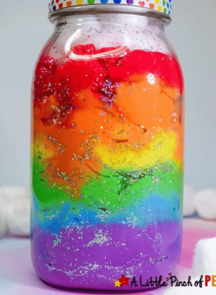 Rainbow Jar Craft