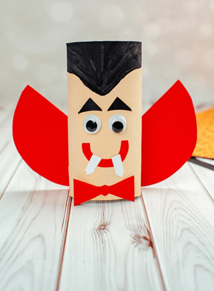 Recycled Cardboard Tube Vampire