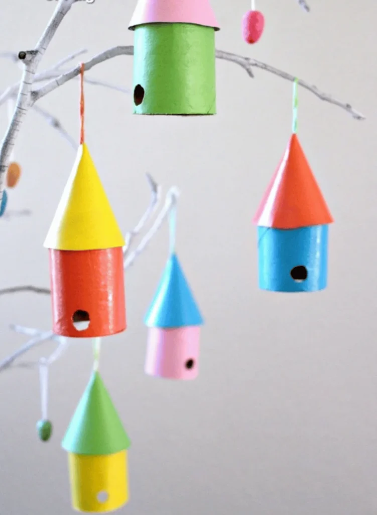 Recycled Toilet Paper Roll Birdhouse