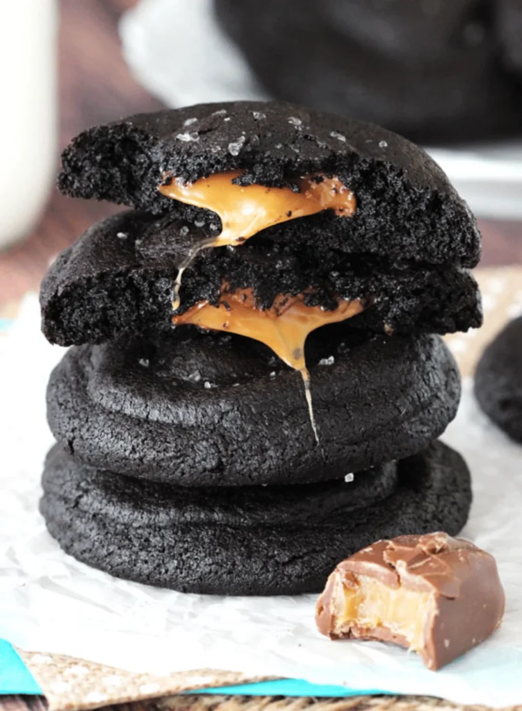 Salted Caramel Stuffed Cookies