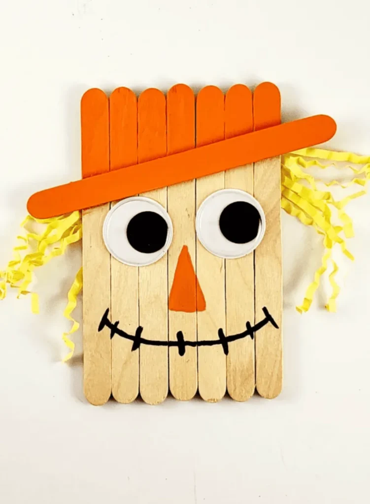 Scarecrow Popsicle Stick Craft