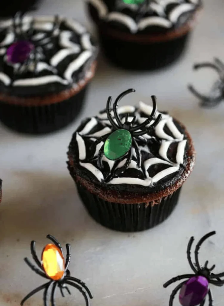 Spider Halloween Cupcakes