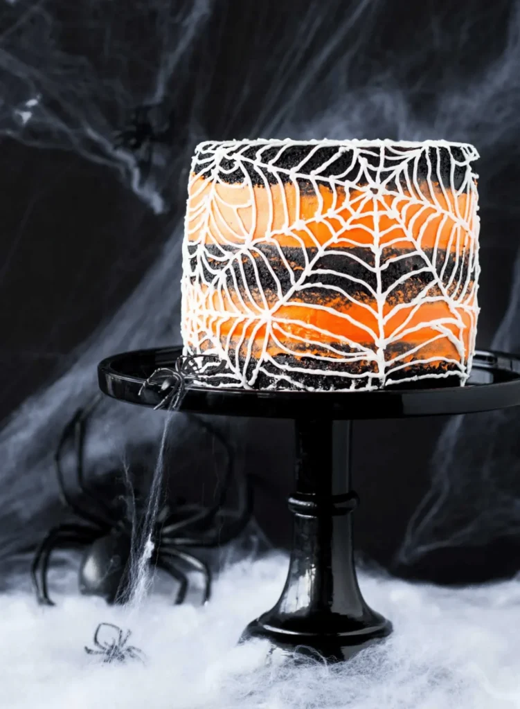 Spiderweb Cake