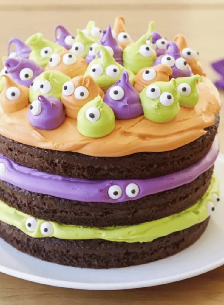 Spooky Eyeball Halloween Cake