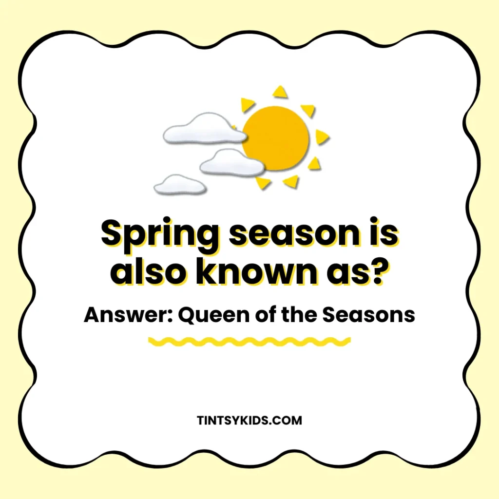 Spring trivia questions for kids