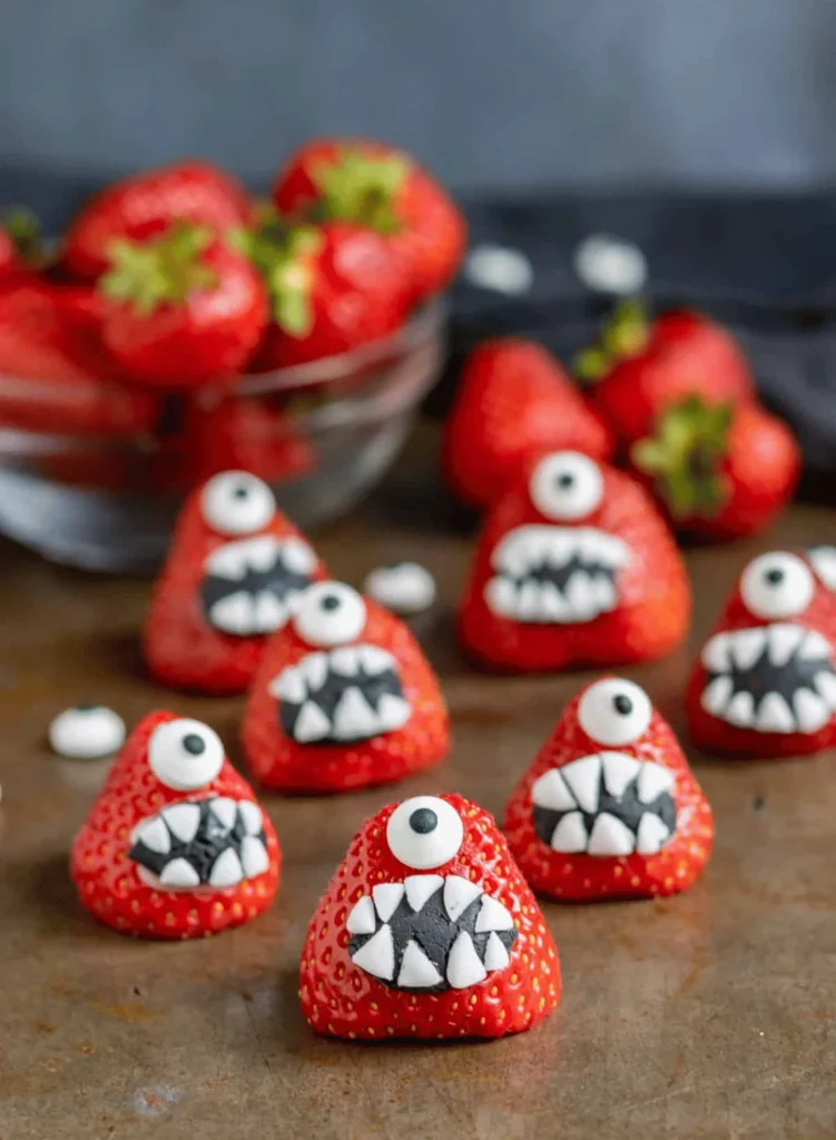 Strawberry Halloween Monsters
