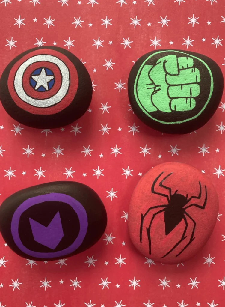 Superhero Rock Painting Ideas