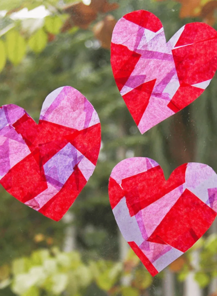 Tissue Paper Suncatchers