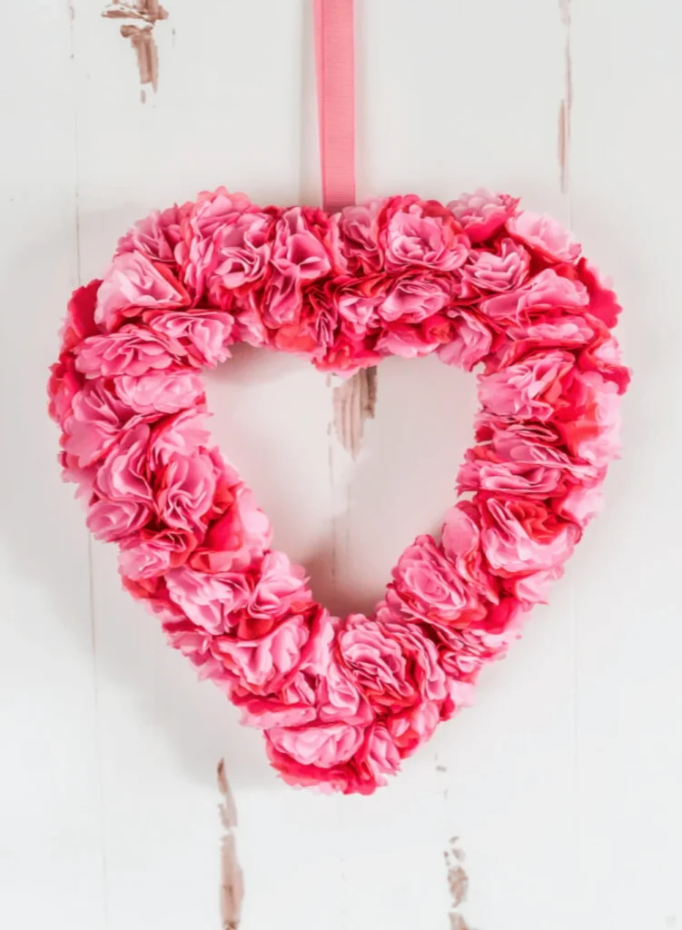 Tissue Paper Wreath
