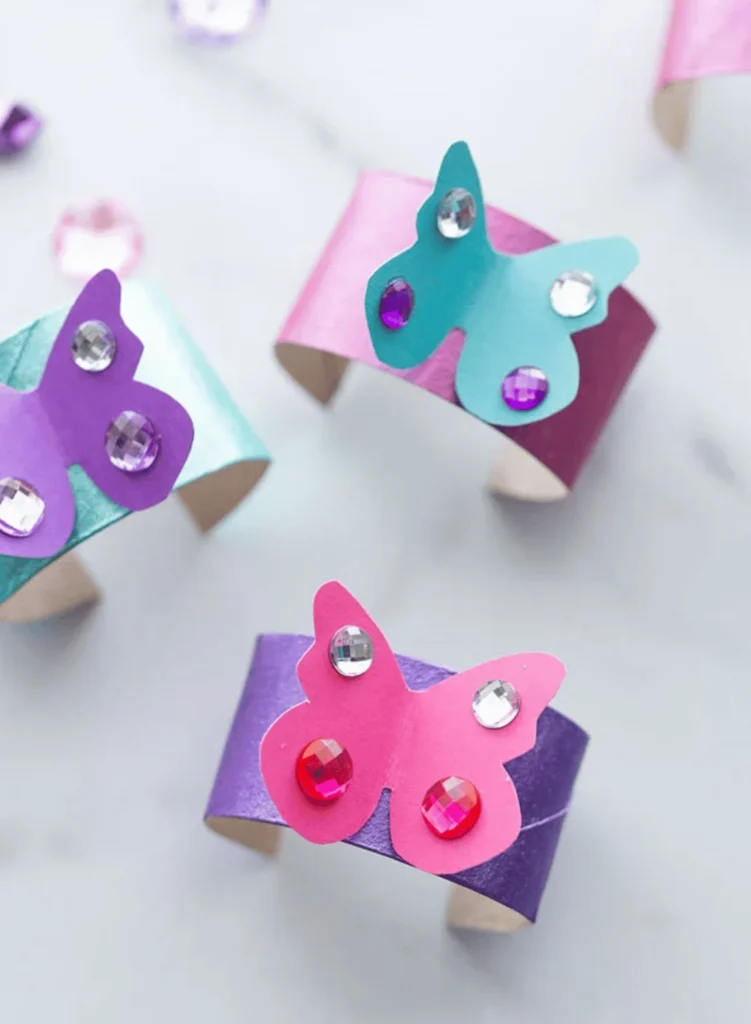 Toilet Paper Roll Bracelets