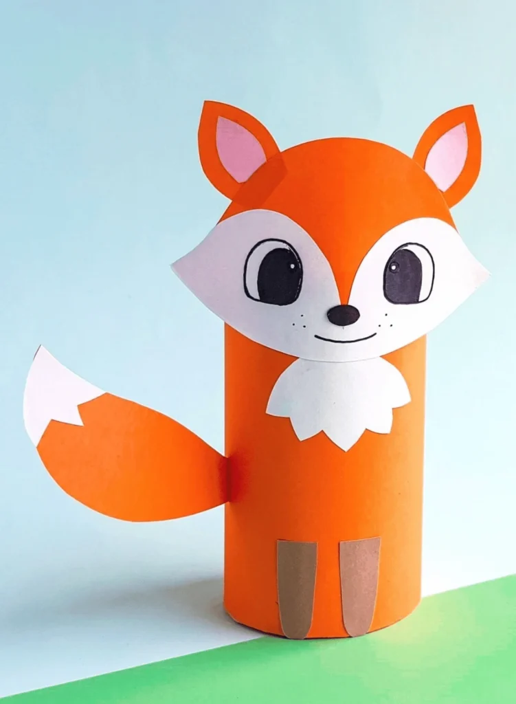 Toilet Paper Roll Fox Craft