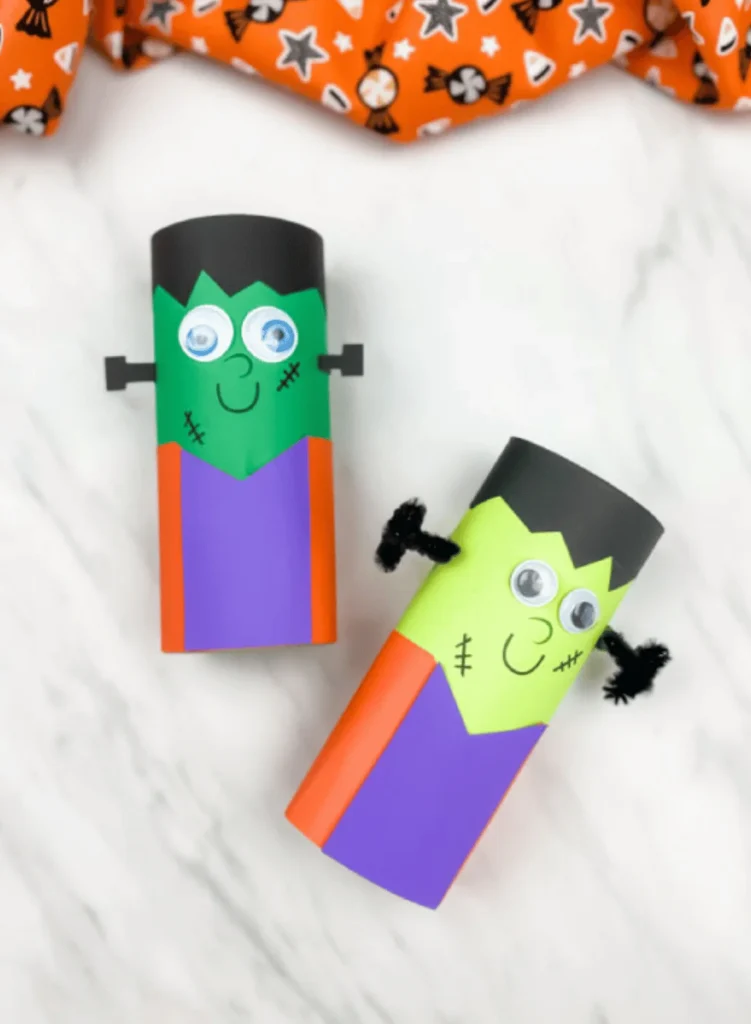 Toilet Paper Roll Frankenstein Craft