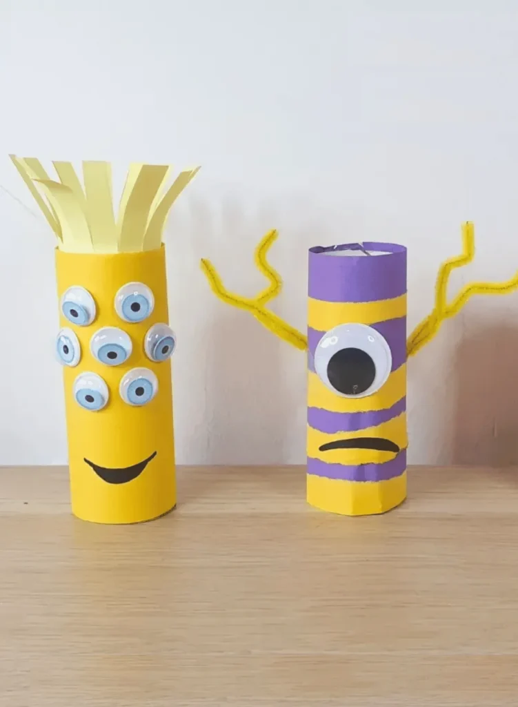 Toilet Paper Roll Monster Craft