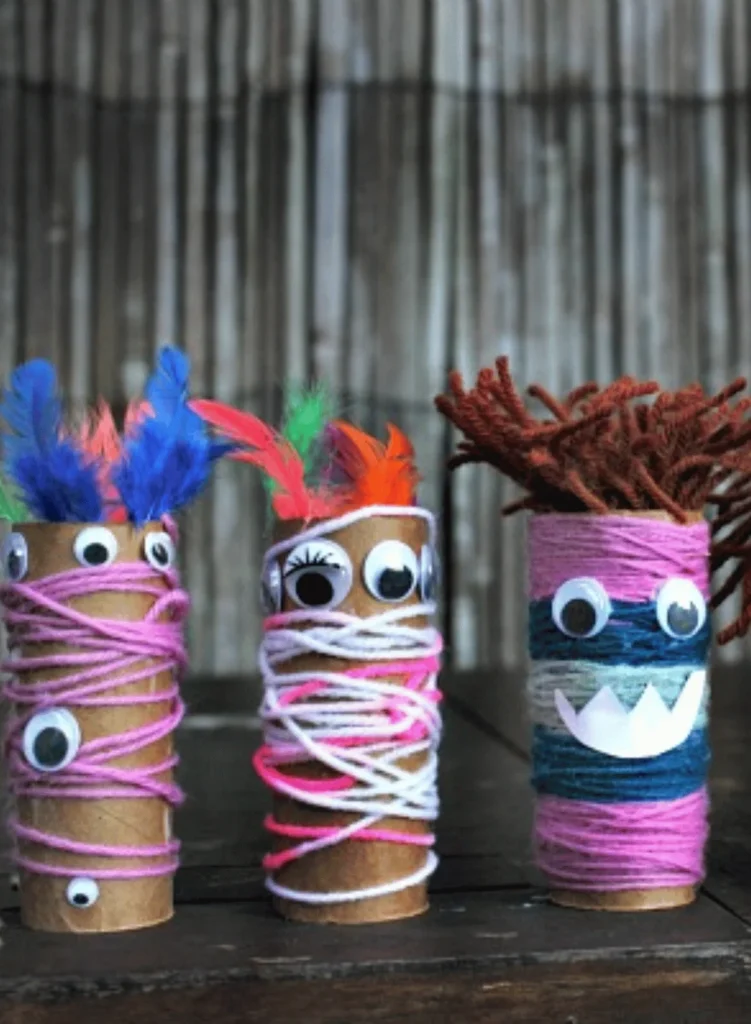 Toilet Paper Roll Monsters