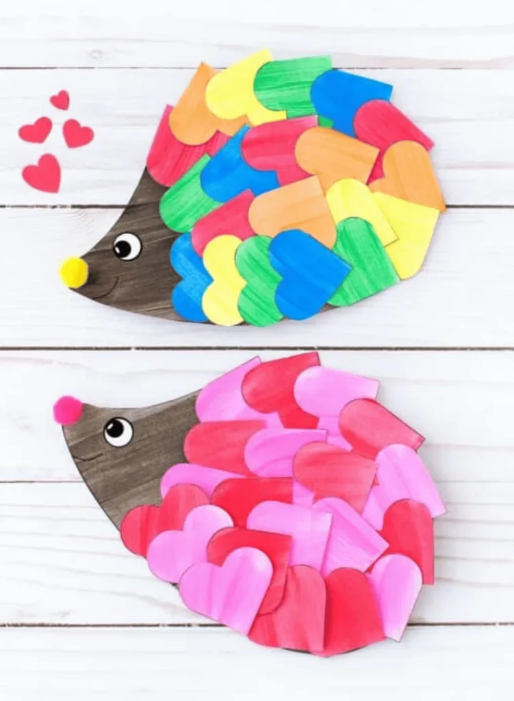 Valentine Hedgehog Craft