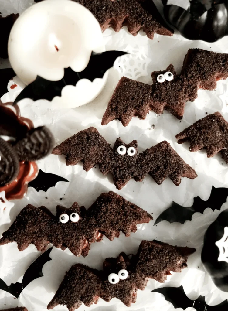 Vegan Chocolate Bat Cookies