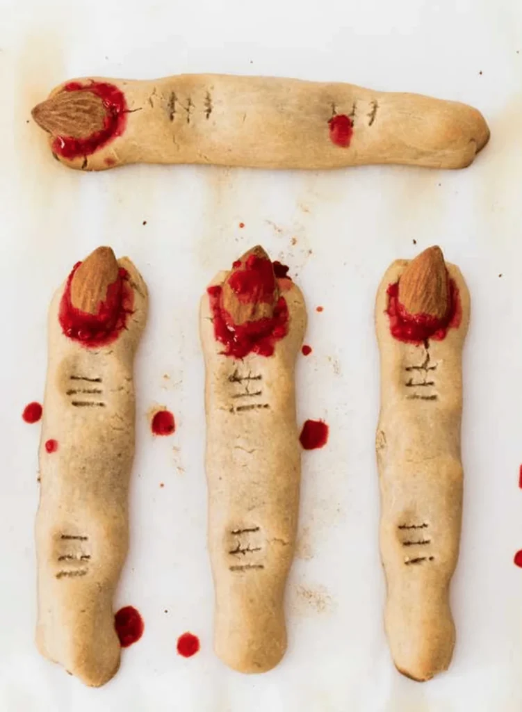 Vegan & Gluten-free Witch Finger Cookies