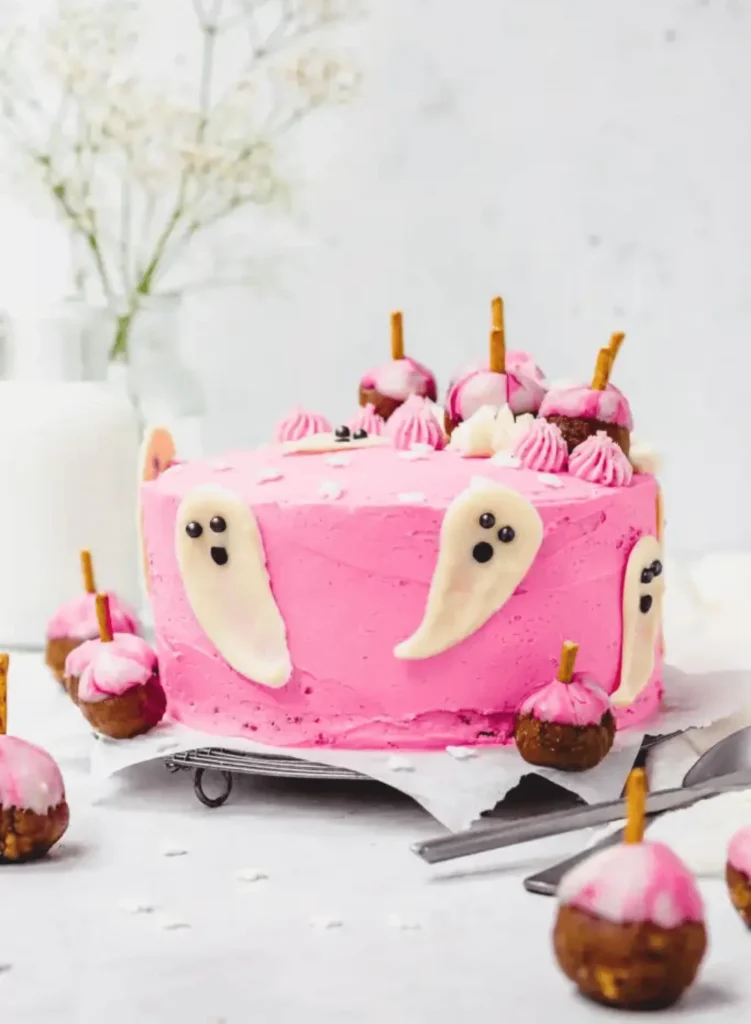 Vegan Pumpkin Spice Halloween Cake (Gluten-Free)