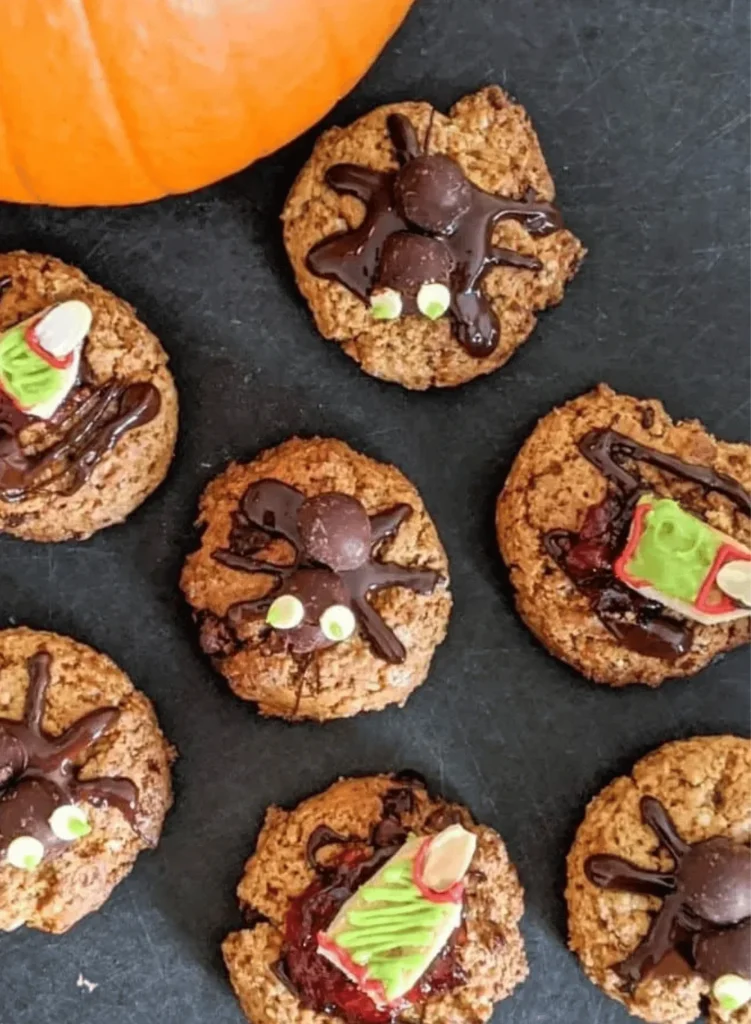 Vegan halloween cookies