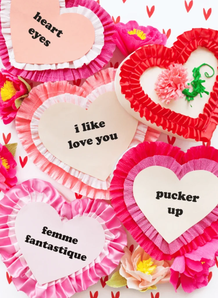 Vintage Valentine Heart Boxes