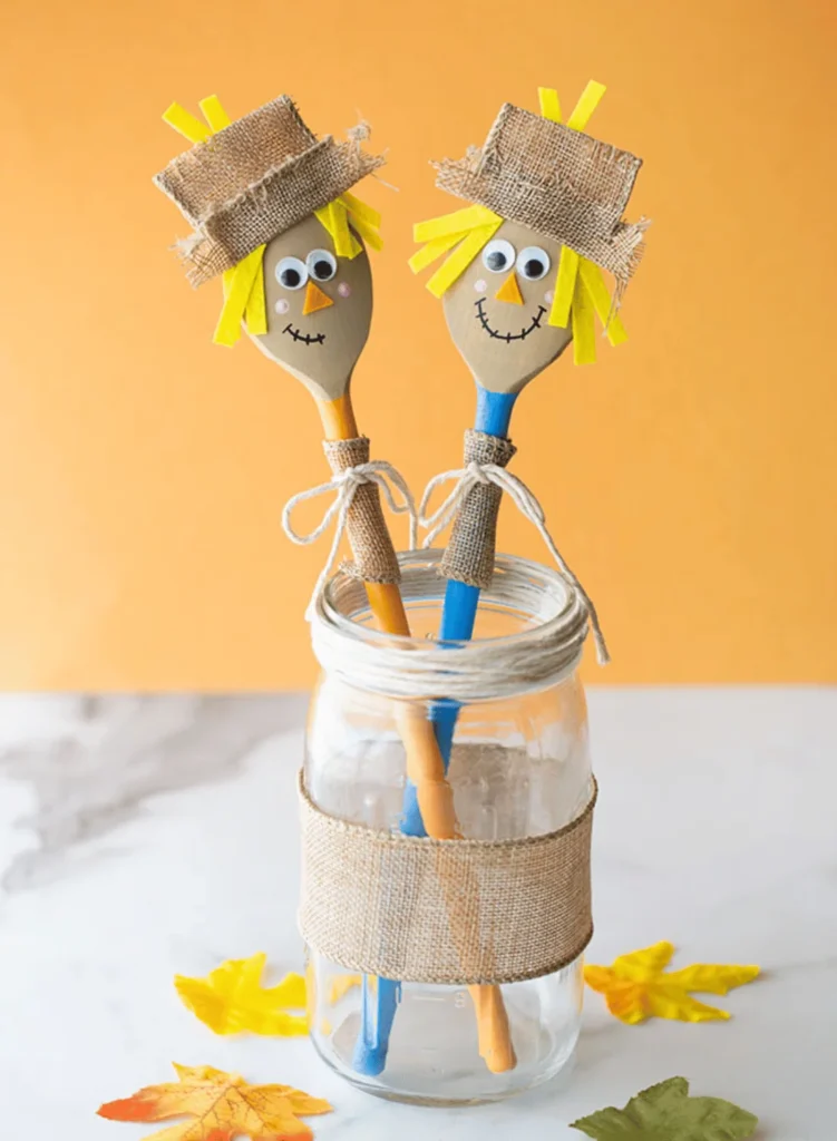 Wooden Spoon Scarecrow