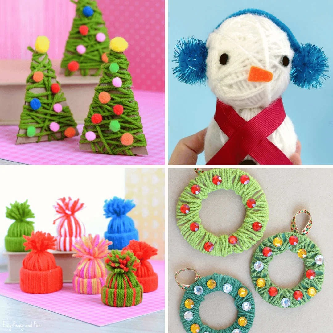 Yarn Christmas Craft Ideas