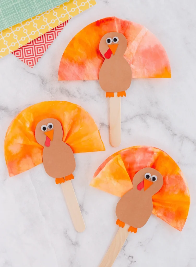 coffee filter turkeys