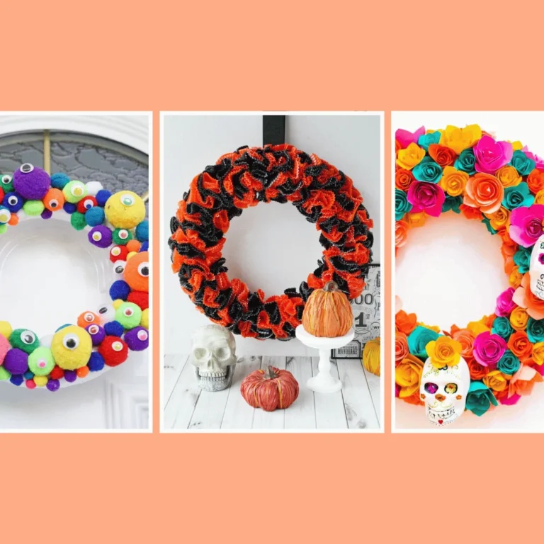 halloween wreath craft ideas