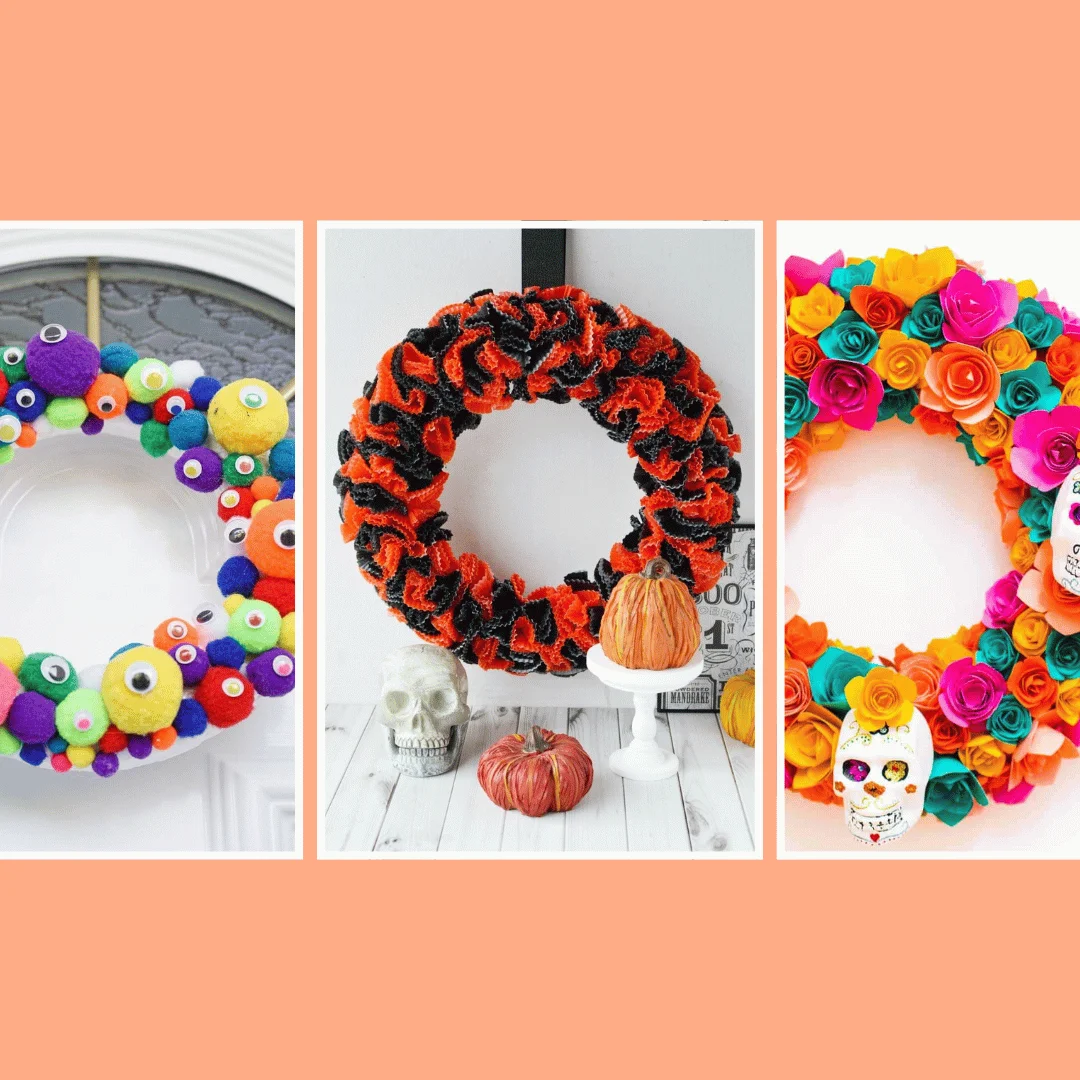halloween wreath craft ideas