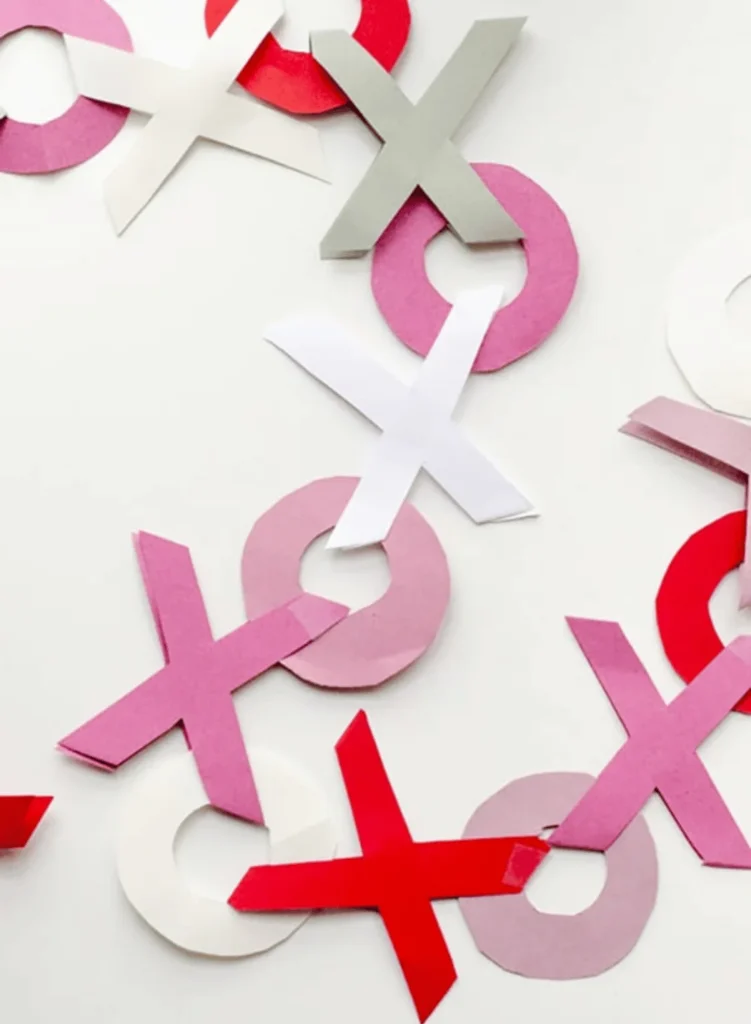 hugs and kisses valentine's garlands