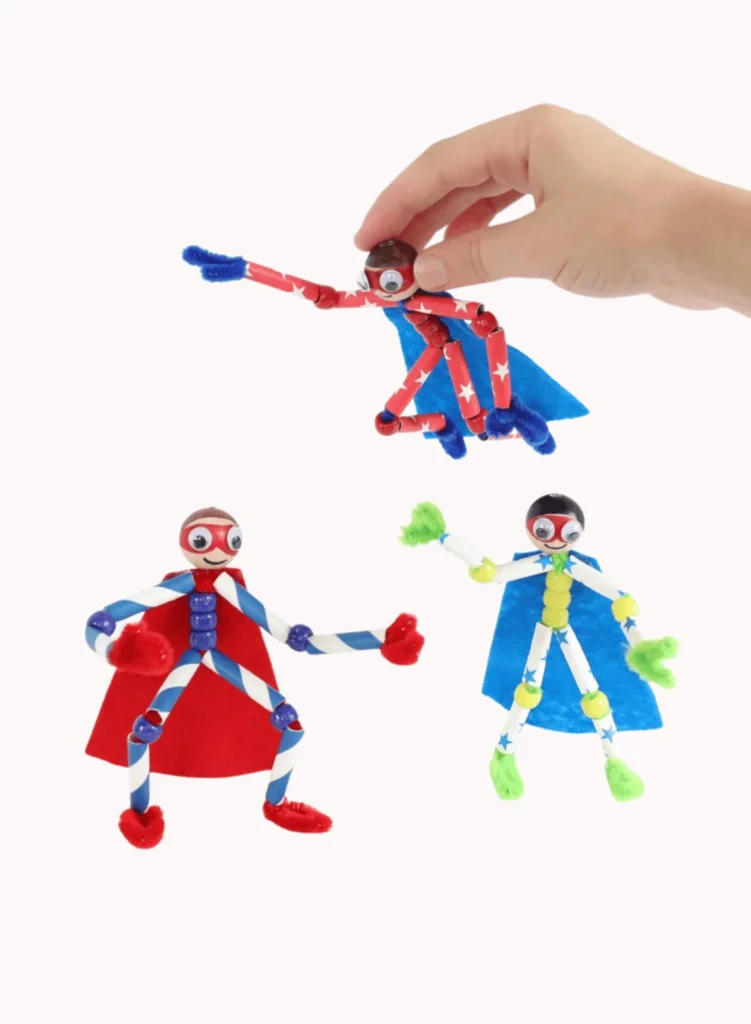 pipe cleaner superhero