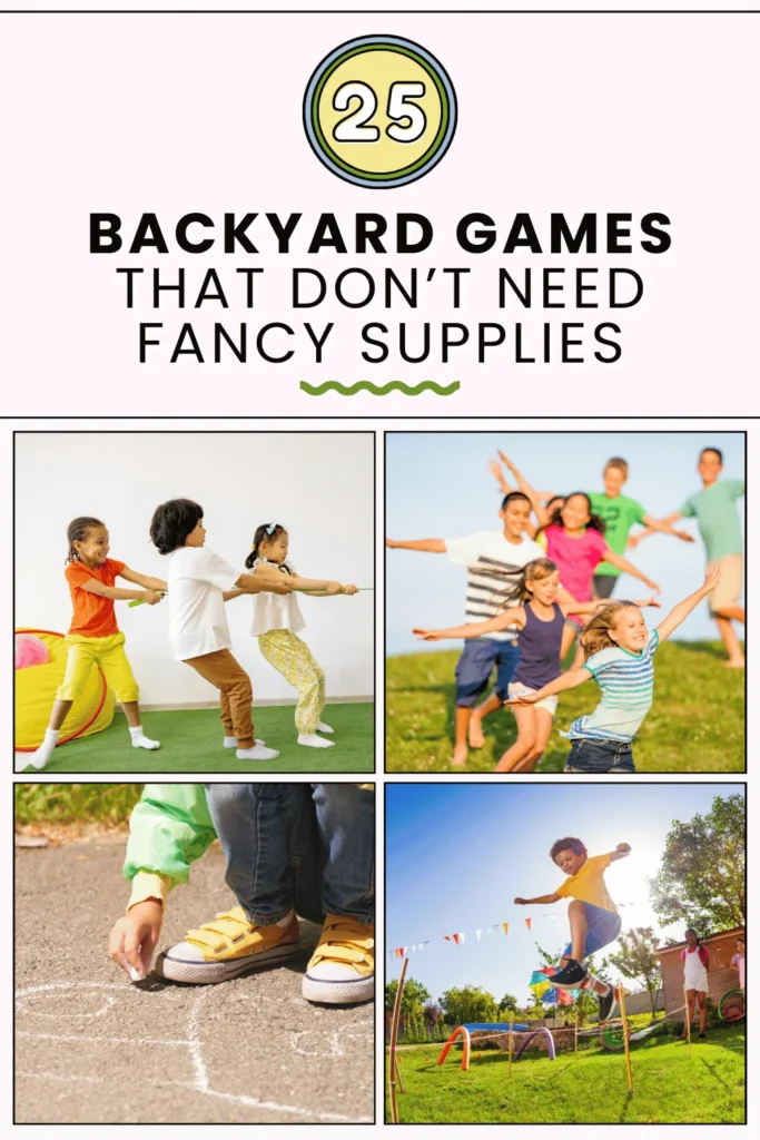Backyard games for kids