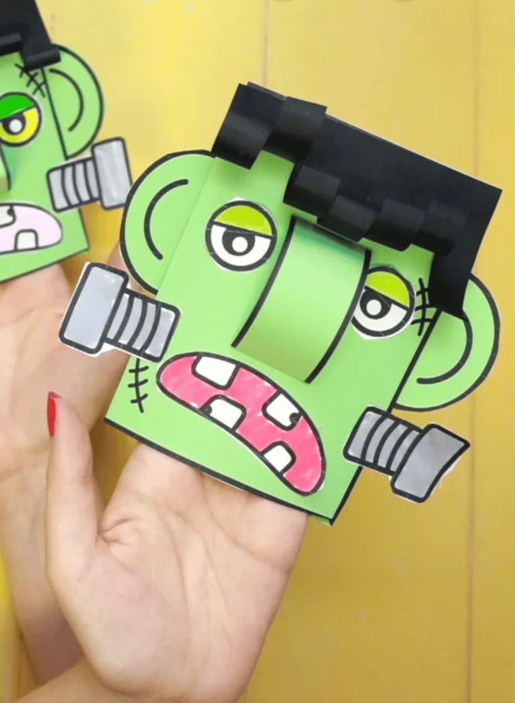 Build a Frankenstein Puppet Template