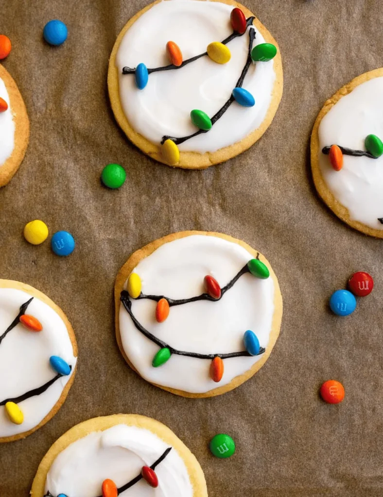 Christmas Lights Cookies