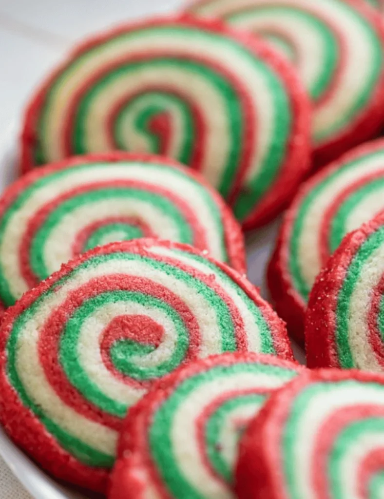 Christmas Pinwheel Cookies