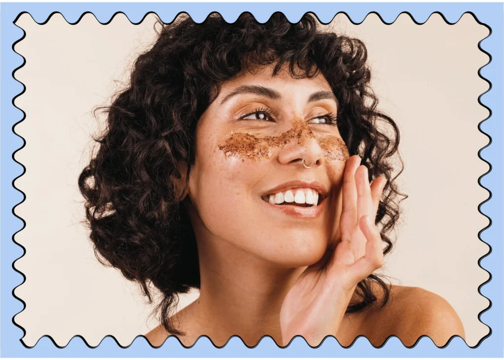 Coffee scrub exfoliation. fun facts about coffee