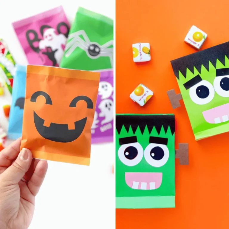 DIY halloween treat bag ideas for kids