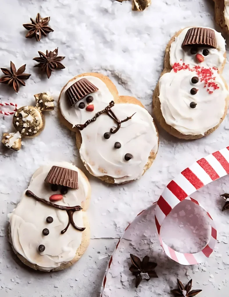 Eggnog Frosted Chai Snickerdoodle Snowmen