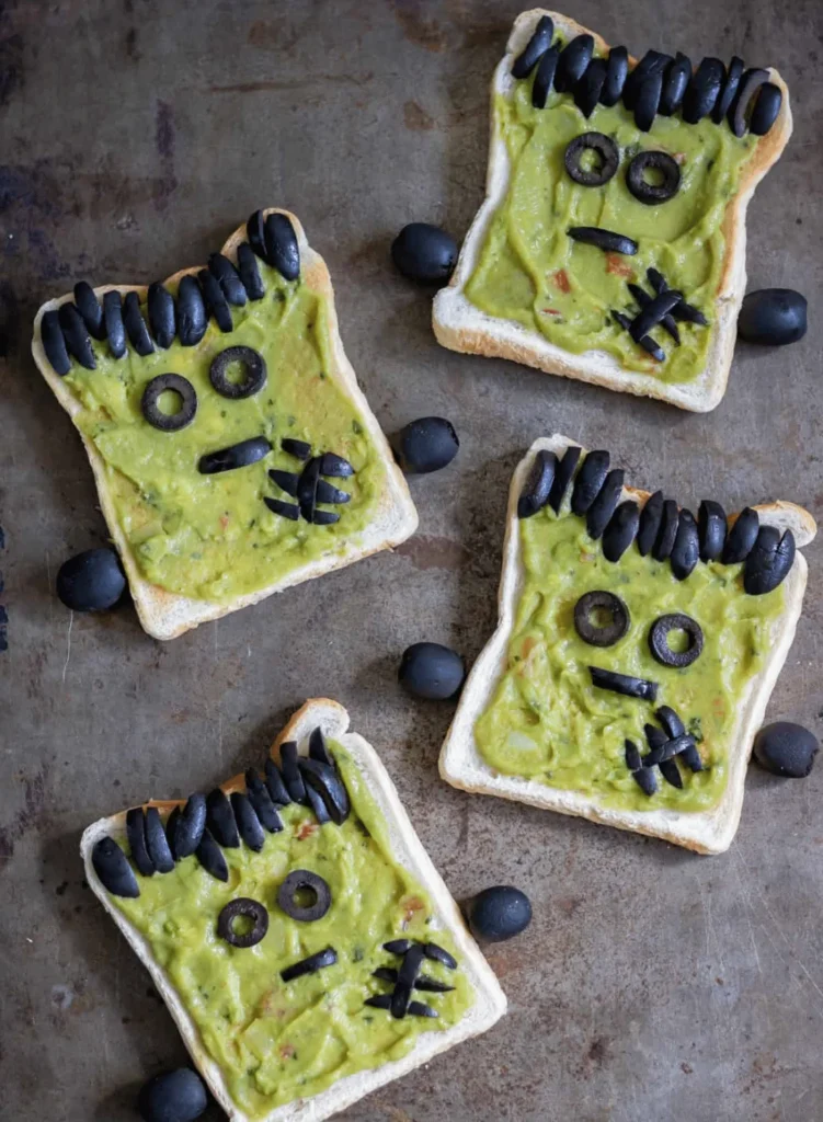 Frankenstein Halloween Toast