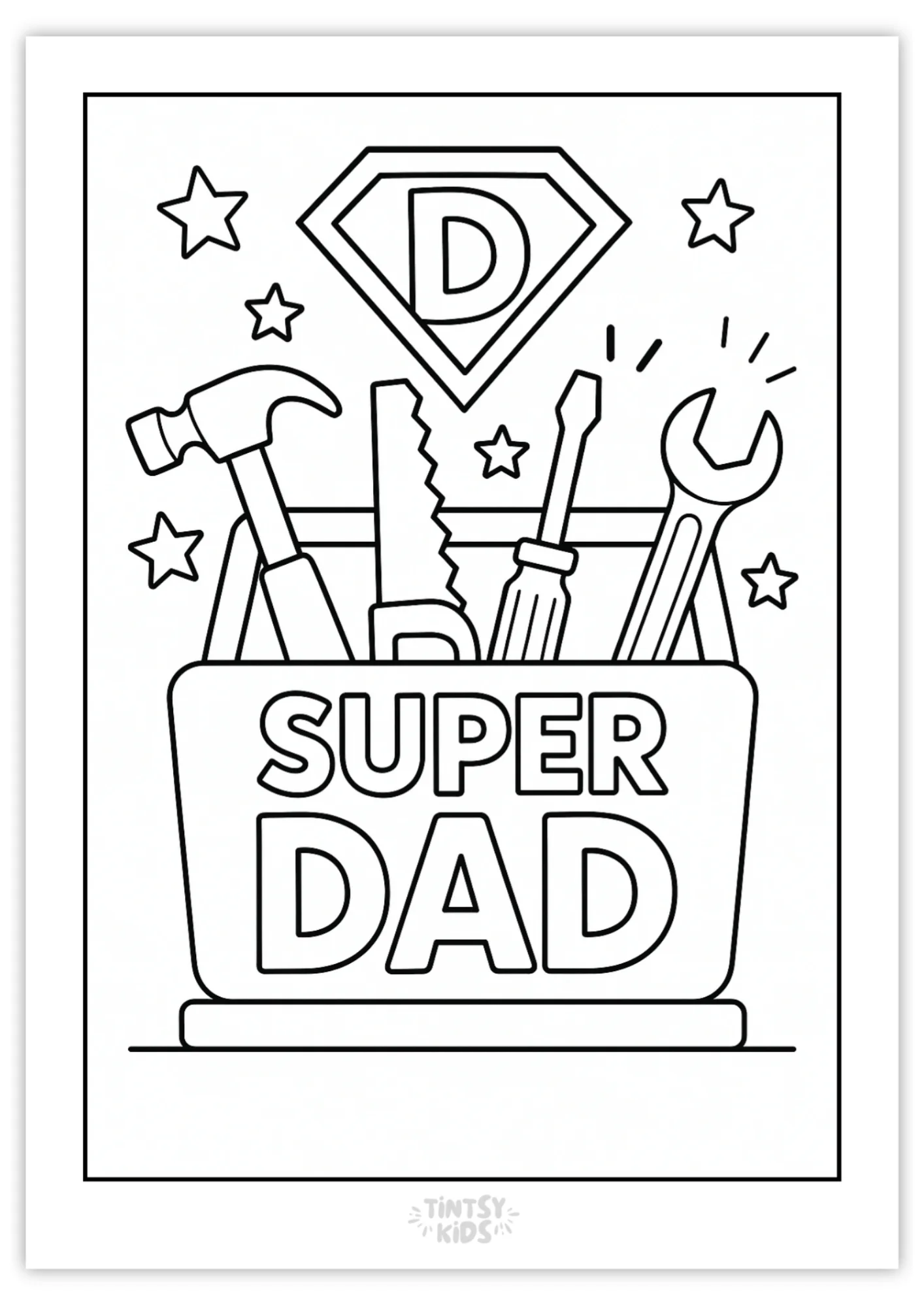 Free Father's Day Coloring Pages
