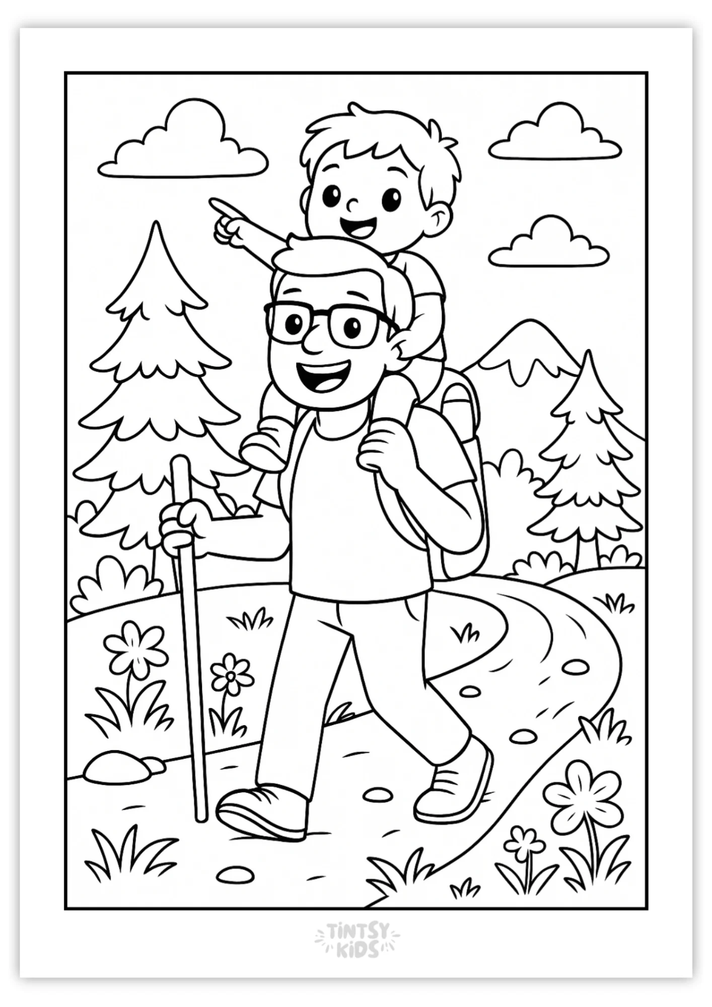 Free Father's Day Coloring Pages