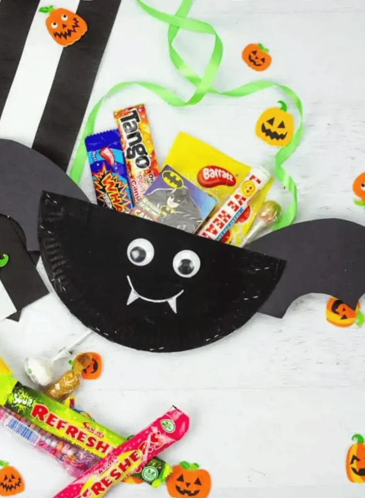 Halloween Bat Treat Bag Craft