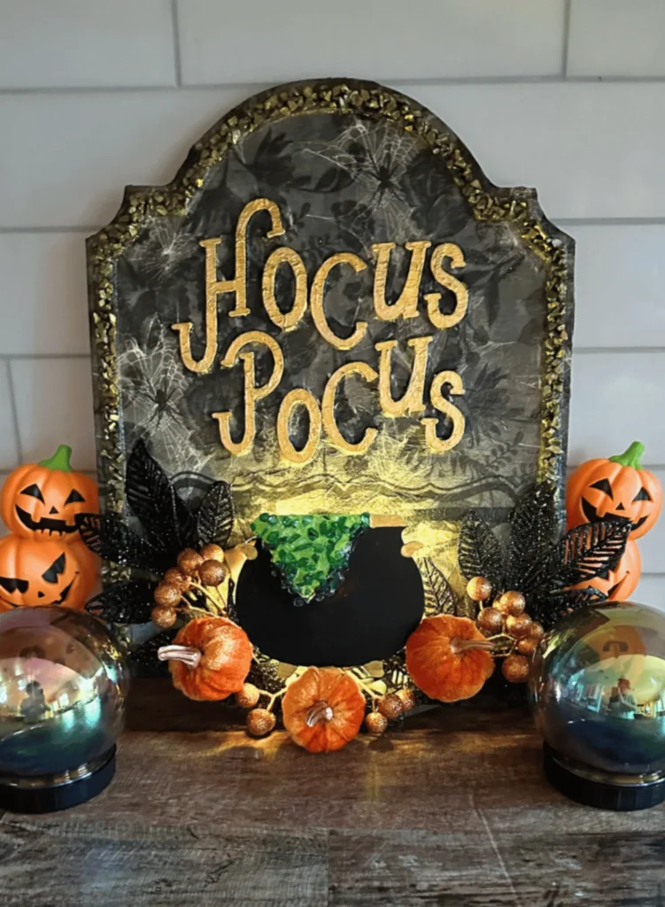 Hocus pocus diy sign