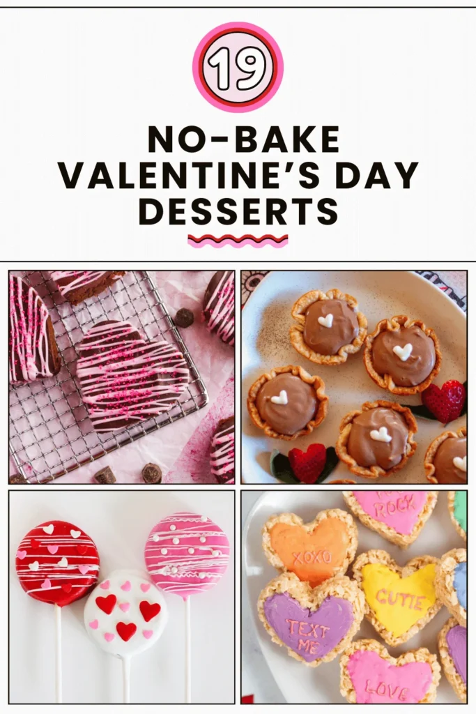 no-bake valentine's day desserts