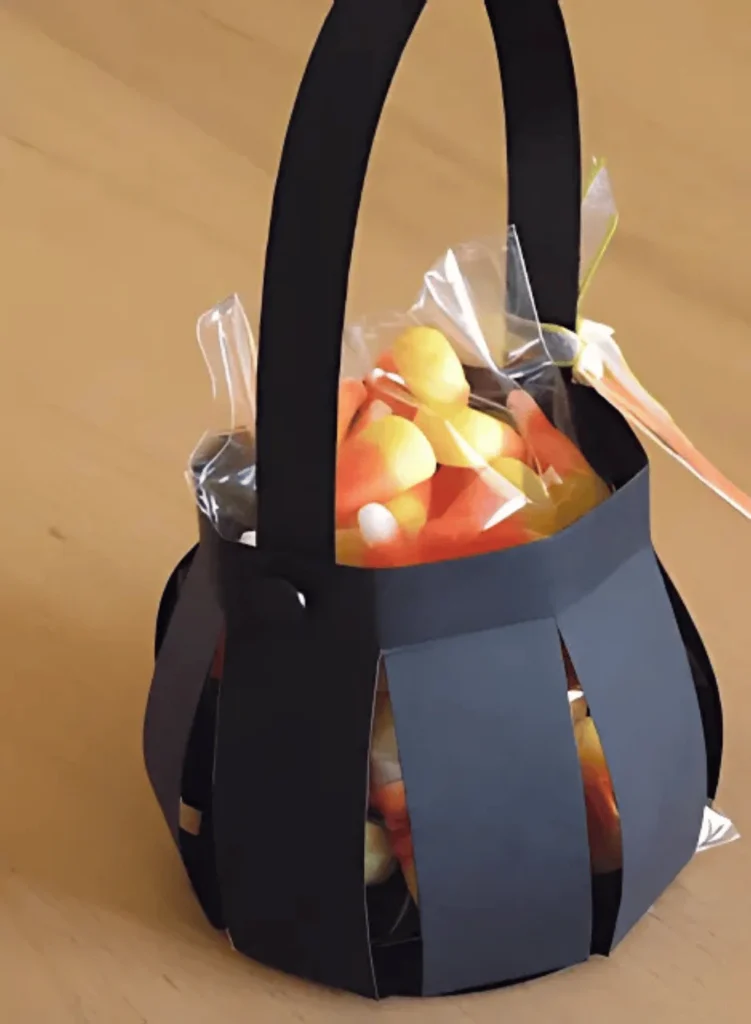 Paper Cauldron Treat Bag