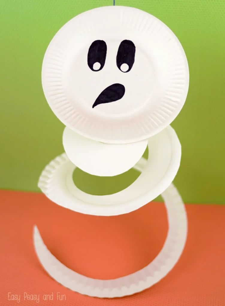 Paper Plate Ghost