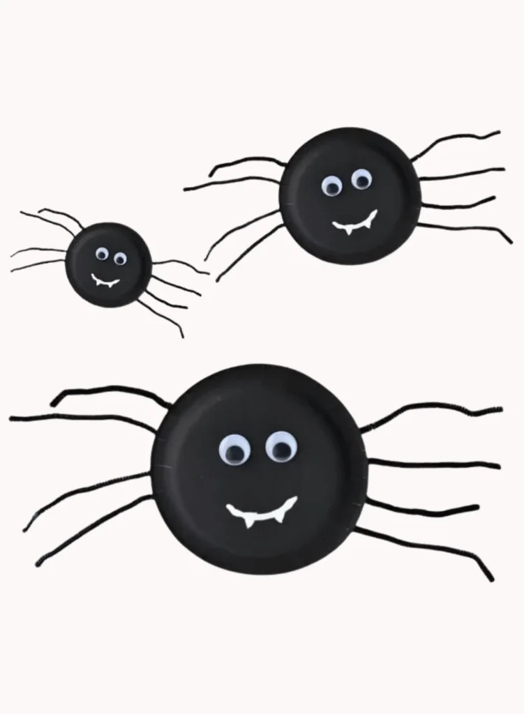 Paper Plate Spider Craft
